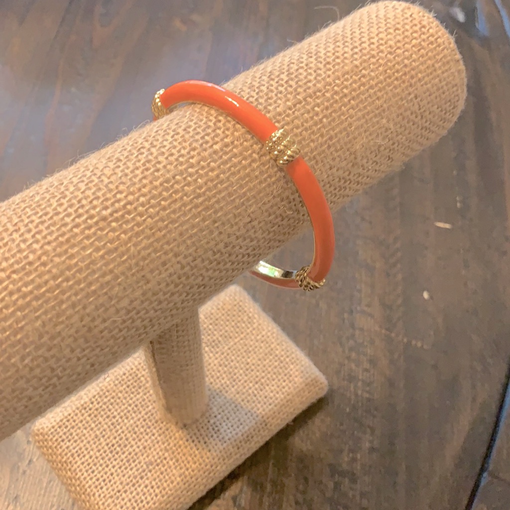 Coral And Gold Vineyard Vines Bangle 20$